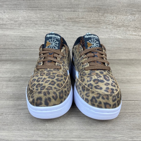 Reebok Club C Double Revenge Leopard Women Shoes - Picture 2 of 7